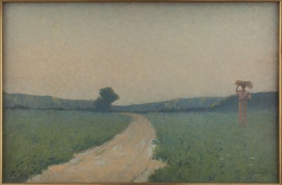 Peltotie aamulla tekijältä Alphonse Osbert