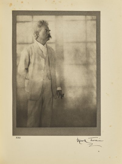 Mark Twain (Samuel Langhorne Clemens) tekijältä Alvin Langdon Coburn