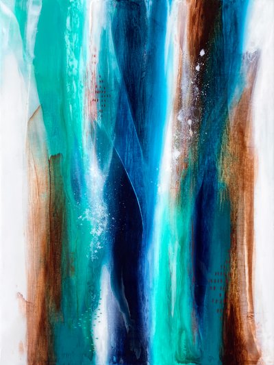 Virtaavat siniset ja ruskeat sävyt tekijältä Alyson Storms