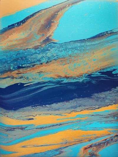Fluid Gold ja Blue tekijältä Alyson Storms