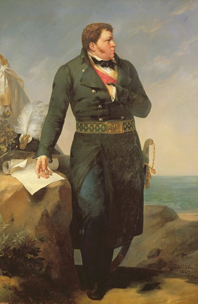 Georges Cadoudalin (1771-1804) muotokuva 1827 (öljy kankaalle) tekijältä Amable Paul Coutan