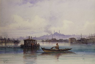 Bosporinsalmella, 1865 tekijältä Amadeo Preziosi