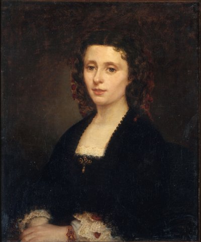 Muotokuva Athenais Mialaretista 1826-1899, 1855. tekijältä Amandine Parrot