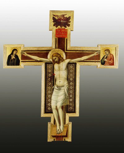 Ristiinnaulitseminen, 1300-luku Maalaus Giotton työpajasta (1266-1337) San Felice Piazzalla, Firenzessä Öljy puulle © Battaglini / Leemage tekijältä Ambrogio Bondone (workshop) Giotto
