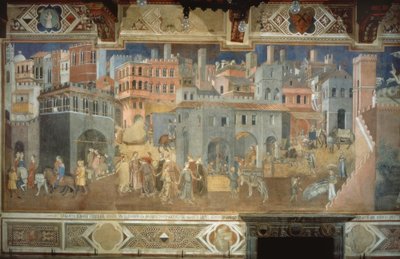 Il buon Governo tekijältä Ambrogio Lorenzetti
