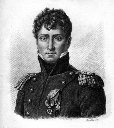 Auguste de Colbert (1777-1809), ranskalainen kenraali teoksessa "Ranskan kenraalien muotokuvat". Kaiverrus Ambroise Tardieu 1818. Stella Collection tekijältä Ambroise Tardieu