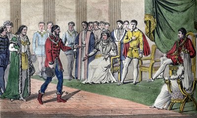 Kaarle IX:lle (1550-74) kerrotaan valtiopäivillä, että hänen veljensä Henri d