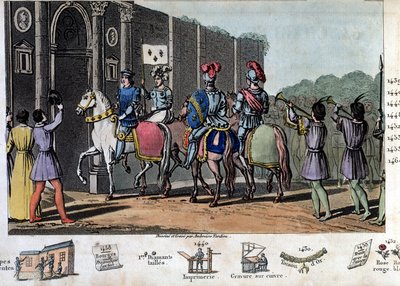 Kaarle VII sanoo "Voittaja" (1403-1461). Englantilaiset piirittivät Orléansissa, mutta Jeanne d