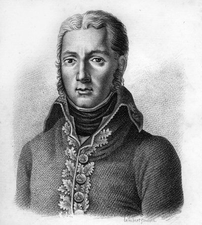 Jean Victor (Jean-Victor) Moreau (1763-1813), ranskalainen kenraali. teoksessa "Ranskalaisten kenraalien muotokuvia ranskalaisten voittojen ja valloitusten jälkeen". Kaiverrus Ambroise Tardieu 1818. Stella Collection. tekijältä Ambroise Tardieu