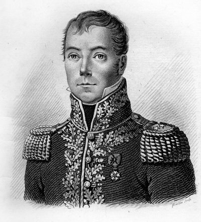 Kenraali Jean Pierre BECHE. 1770-1814.in ""Ranskan kenraalien muotokuvia"". Kaiverrus Ambroise Tardieu 1818. Stella Collection tekijältä Ambroise Tardieu