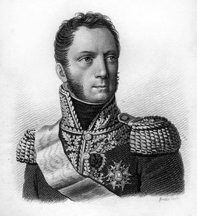 Louis Armand Augustin CAULAINCOURT (1773-1827) - "Ranskalaisten kenraalien muotokuvia ranskalaisten voittojen ja valloitusten jälkeen". Kaiverrus Ambroise Tardieu 1818. Stella Collection. tekijältä Ambroise Tardieu