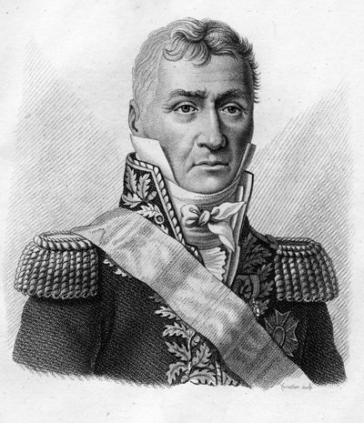 Louis Friant (1758-1829) - "" Muotokuvia ranskalaisista kenraaleista ranskalaisten voittojen ja valloitusten jälkeen". Kaiverrus Ambroise Tardieu 1818. Stella Collection. tekijältä Ambroise Tardieu