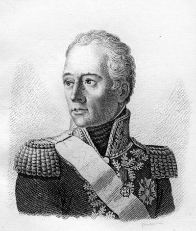 Louis Marie Turreau de Garambouville (1756-1816), ranskalainen kenraali.- teoksessa "Ranskalaisten kenraalien muotokuvia ranskalaisten voittojen ja valloitusten jälkeen". Kaiverrus Ambroise Tardieu 1818. Stella Collection. tekijältä Ambroise Tardieu