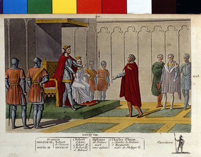 Ludvig VIII sanoo, että "Leijona" (1187 - 1226), Kapetian dynastia, vastaa ylpeästi ja lujasti kuningas Henrik III:n lähettilään. Hän kävi todellakin sodan Henry III:ta vastaan, joka oli kieltäytynyt osallistumasta hänen vihkimiseensa Guyanan herttuaksi. – tekijältä Ambroise Tardieu