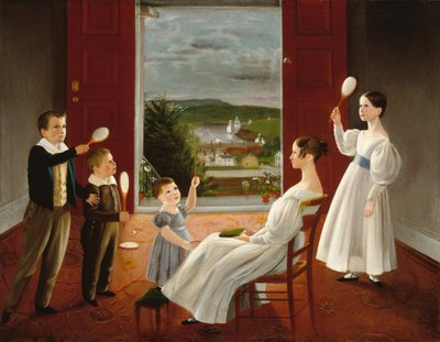 Nathan Starrin lapset, 1835. tekijältä Ambrose Andrews