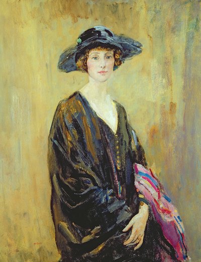 Dorothy Una Ratcliffen (1891-1967) muotokuva (öljy kankaalle) tekijältä Ambrose McEvoy