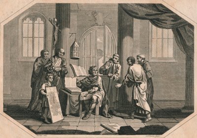Englannin jakaminen kreivikuihin, satoihin ja kauppoihin, Alfred the Great, 1808 tekijältä Ambrose William Warren