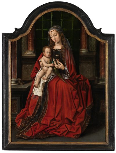 Madonna (öljy paneelissa) tekijältä Ambrosius Benson