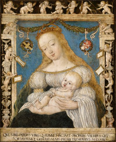 Neitsyt ja lapsi tekijältä Ambrosius Holbein