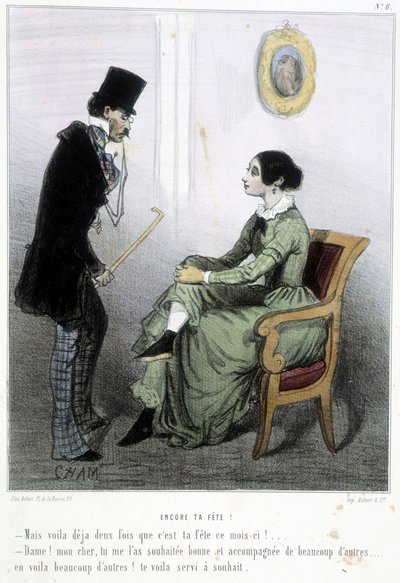 - Chamin teoksessa Madeleines, v.1870-1880 tekijältä Amédée de Noé