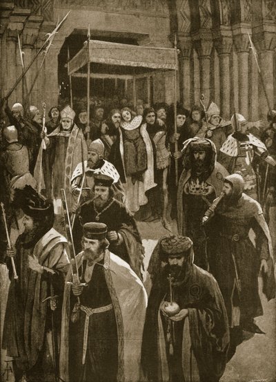 Rikhard II:n kruunaamisen jälkeinen tauko, St. Kenelmin vigilia, 16. heinäkuuta 1377, 