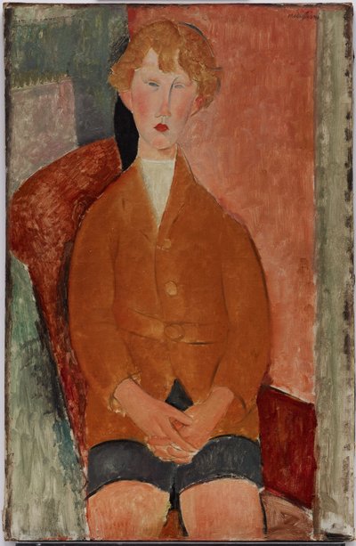 Poika lyhyissä housuissa tekijältä Amedeo Modigliani