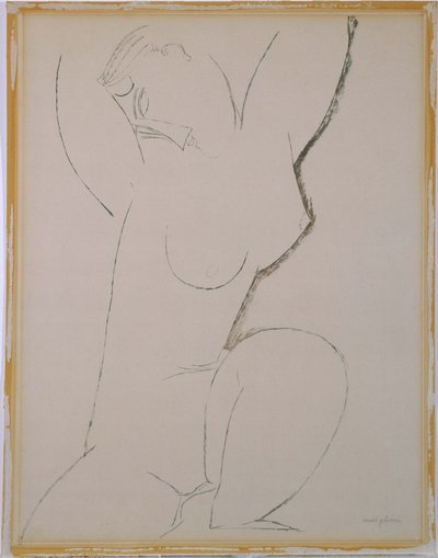 Caryatid tekijältä Amedeo Modigliani