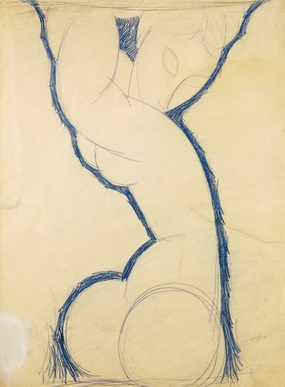 Caryatid tekijältä Amedeo Modigliani