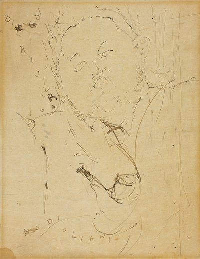 Diego Rivera, 1915. tekijältä Amedeo Modigliani