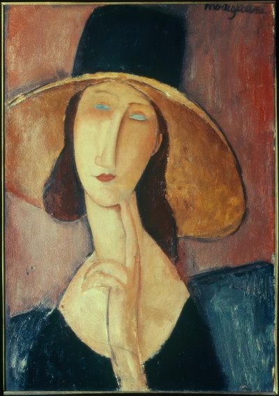 Femme au grand chapeau tekijältä Amedeo Modigliani