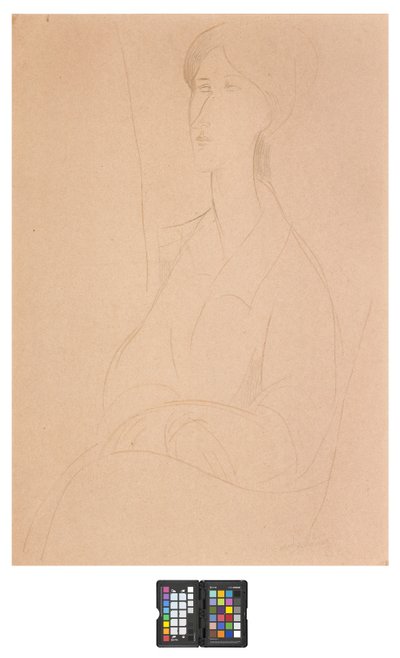 Hanks Zborowska kädet sylissään tekijältä Amedeo Modigliani