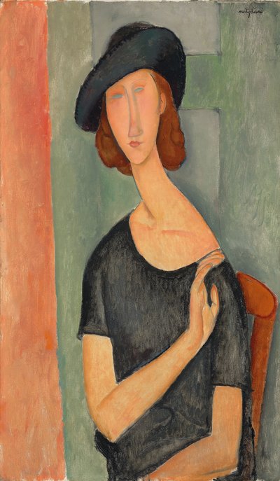 Jeanne Hébuterne (Au chapeau) tekijältä Amedeo Modigliani