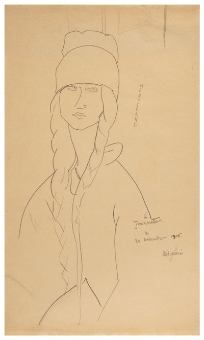 Jeanne Hébuterne tekijältä Amedeo Modigliani