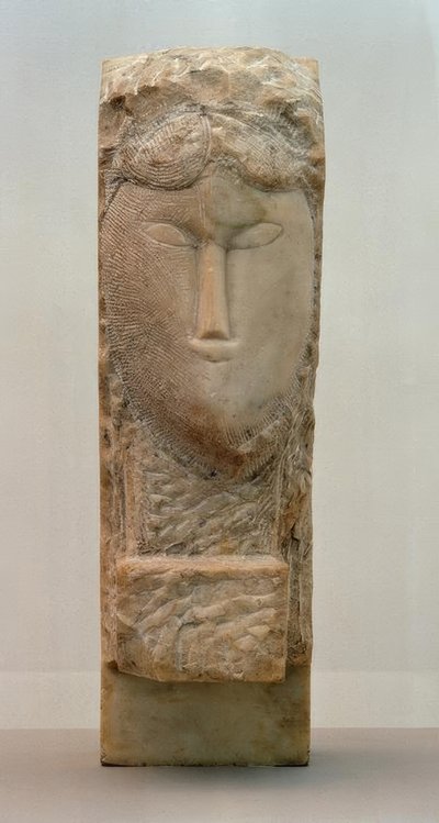 Kopf einer Frau tekijältä Amedeo Modigliani
