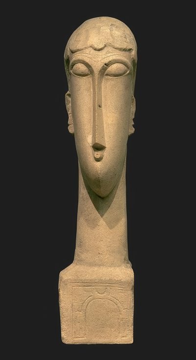 Kopf einer Frau tekijältä Amedeo Modigliani