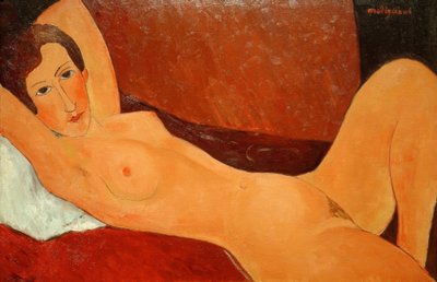 Liegender Akt (Céline Howard) tekijältä Amedeo Modigliani