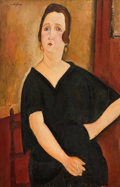 Madame Amédée (Nainen savukkeella) tekijältä Amedeo Modigliani