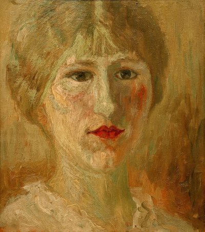 Porträt einer Frau tekijältä Amedeo Modigliani
