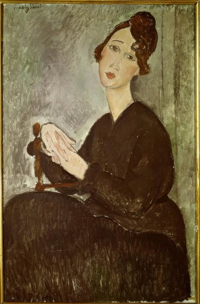 Dédien muotokuva (Odette Hayden) tekijältä Amedeo Modigliani