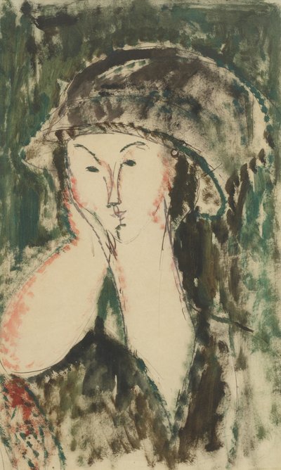 Beatrice Hastingsin muotokuva, 1914-1915. tekijältä Amedeo Modigliani