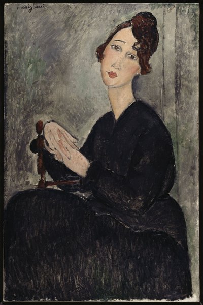 Dèdien muotokuva, 1918 tekijältä Amedeo Modigliani