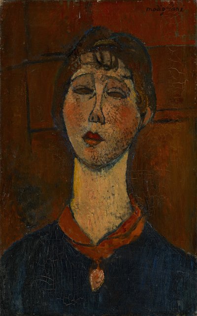 Madame Dorivalin muotokuva, noin 1916 tekijältä Amedeo Modigliani