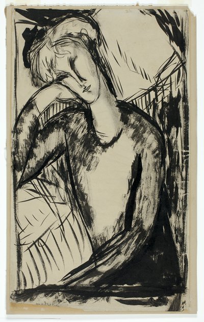 Nuoren naisen muotokuva tekijältä Amedeo Modigliani