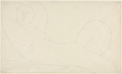 Makaava nainen alaston tekijältä Amedeo Modigliani