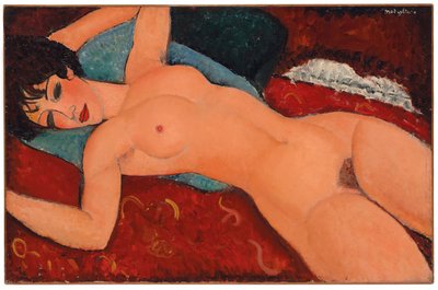 Makaava alaston, 1917-1818 tekijältä Amedeo Modigliani
