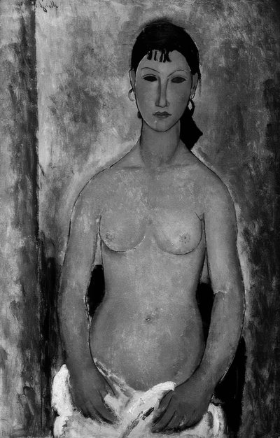 Seisova alaston - Elvira tekijältä Amedeo Modigliani