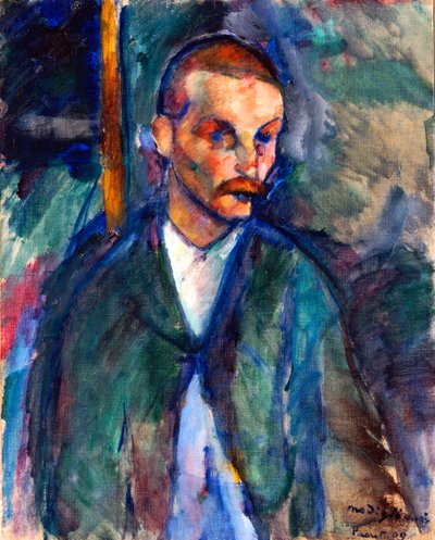 Livornon kerjäläinen, elokuu 1909 (öljy kankaalle) tekijältä Amedeo Modigliani