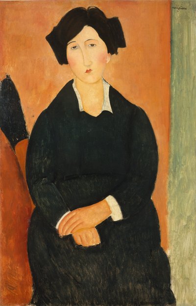 Italialainen nainen, 1917 tekijältä Amedeo Modigliani