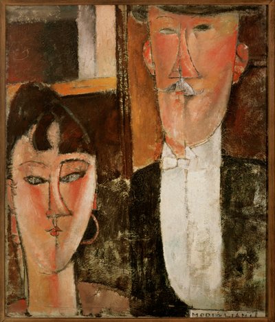 Kihlattu (öljy kankaalle) tekijältä Amedeo Modigliani