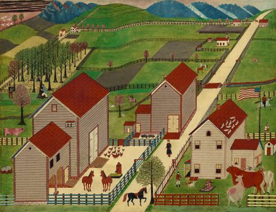 Mahantango Valleyn maatila tekijältä American 19th Century